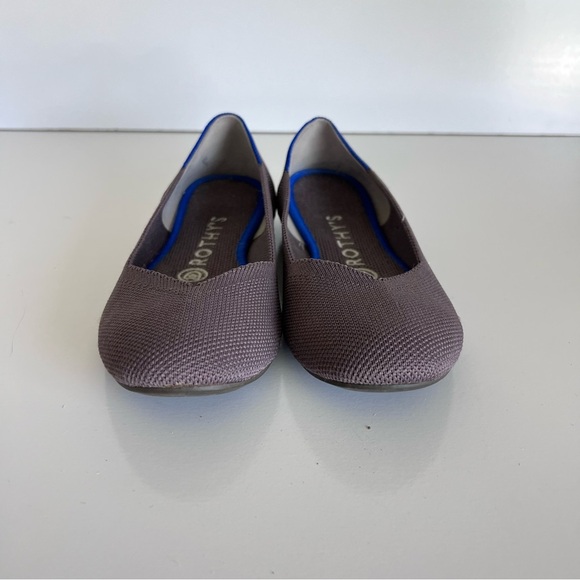 Rothy’s The Flat Women’s Round Toe Flats in Mink - Picture 3 of 8